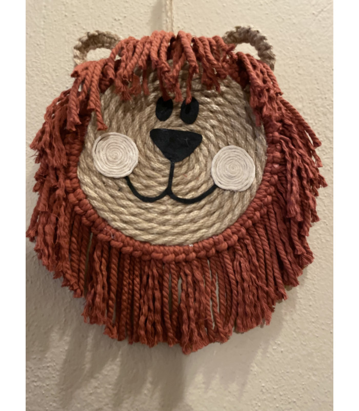 Διακοσμητικό τοίχου λιονταράκι 35x25εκ