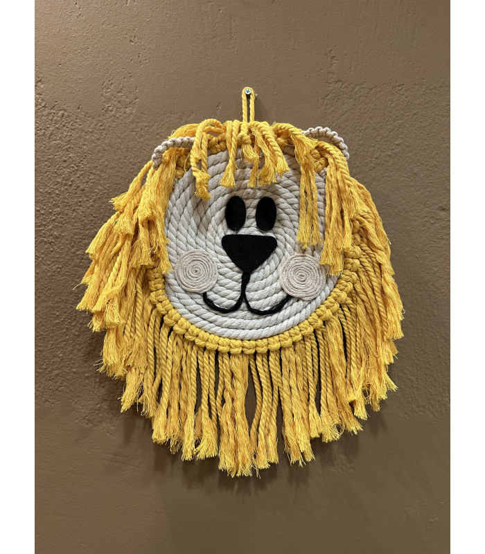 Διακοσμητικό τοίχου λιονταράκι 35x25εκ