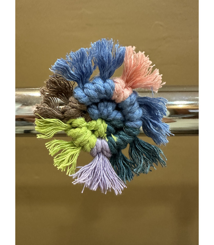 Μαγνητάκι μακραμέ στρογγυλό 6εκ