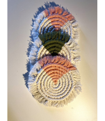 Σετ 3 σουβέρ στρογγυλά 15εκ