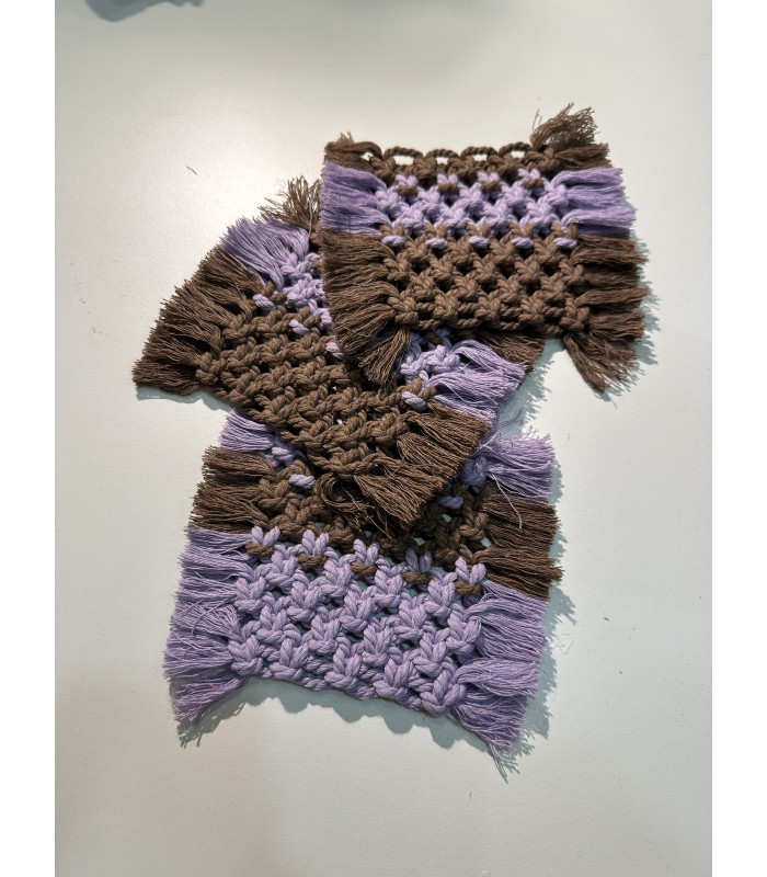 Σετ 3 σουβέρ τετράγωνα 15x10εκ